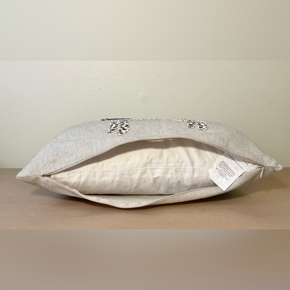 Restoration Hardware Baby & Child Appliqué Dog Pillow - Picture 8 of 9